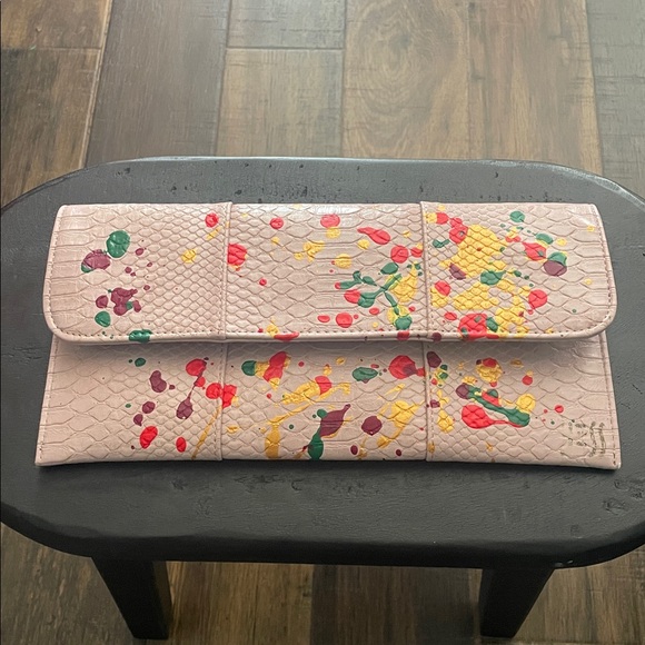 Colorful Abstract Women's Clutch - Picture 1 of 9